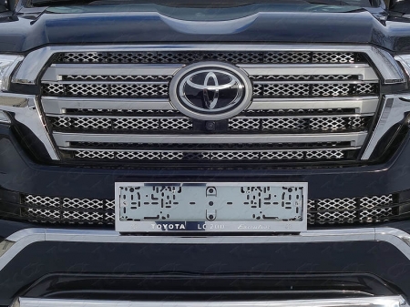 TOYOTA LAND CRUISER 200 Executive 2016-	Решетка радиатора верхняя (лист) 2 шт